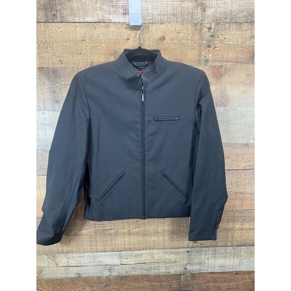 RALPH by Ralph Lauren Women Black Full Zip Softshell Jacket Size Small - Picture 1 of 14